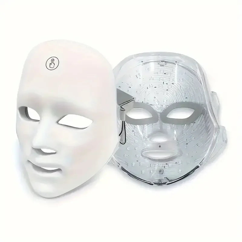 Rechargeable 7-Color LED Face Mask | Facial Light Therapy Device | Home Skin Care Tool