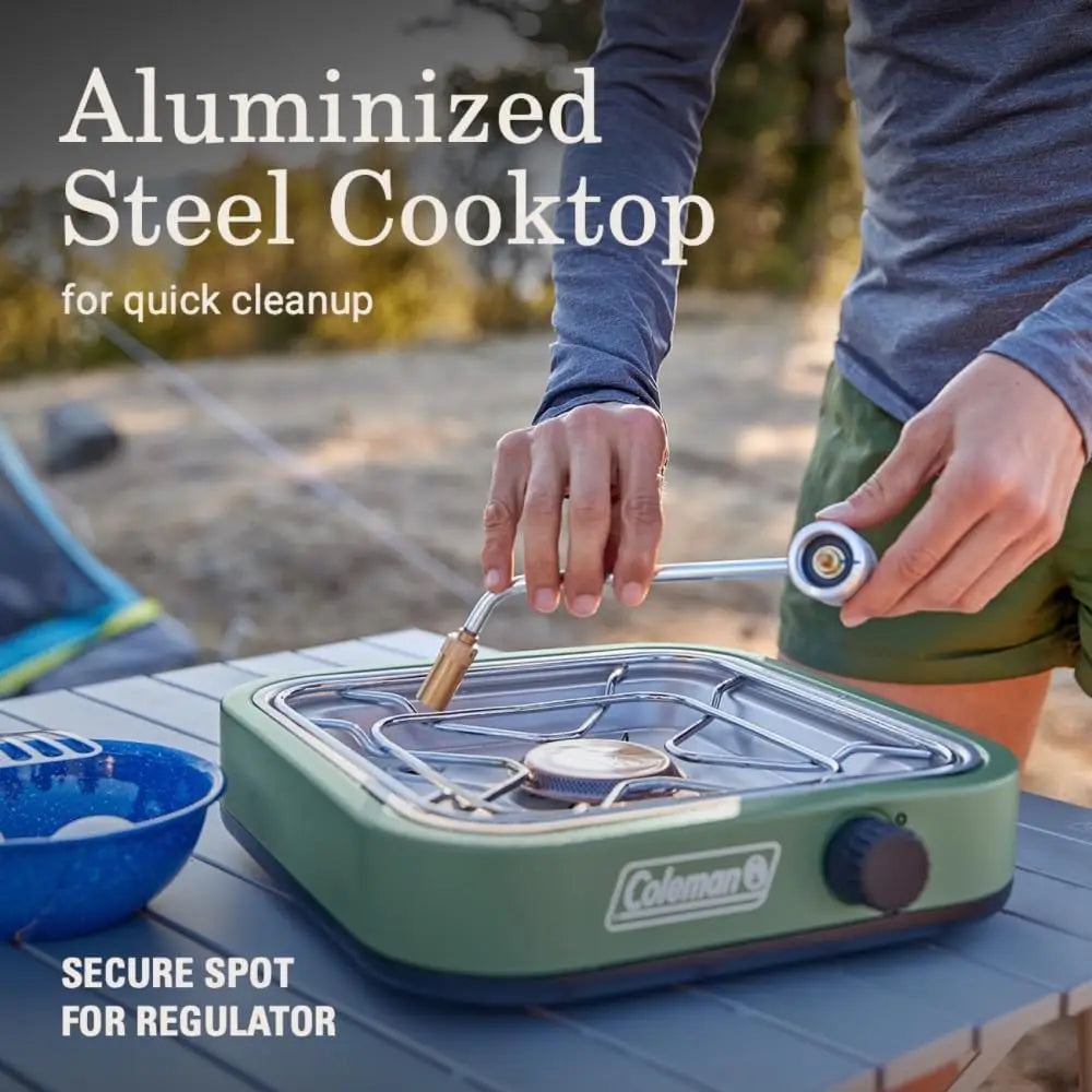 Portable 1-Burner Camping Stove | 8000 BTU Power | Matchless Ignition | Compact Outdoor Cooktop