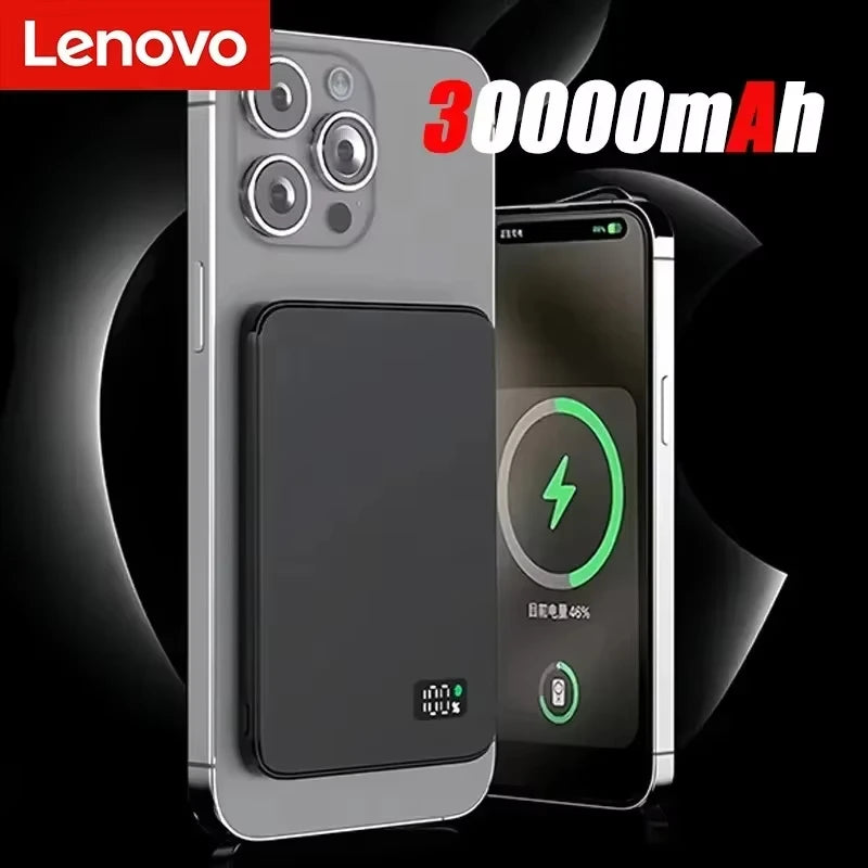 Lenovo MagCharge™ Magnetic Power Bank – Fast Wireless Charging on the Go