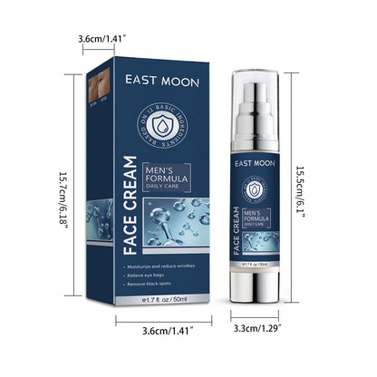 Men's 6-in-1 Face Cream | 50ml | Lightweight Daily Moisturizer | Non-Greasy Formula
