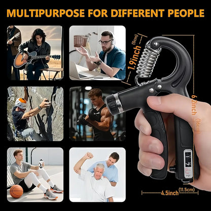 GripForce™ Hand Strength Trainer Kit – Complete Grip & Forearm Workout Set