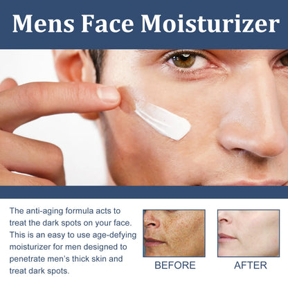 Men's 6-in-1 Face Cream | 50ml | Lightweight Daily Moisturizer | Non-Greasy Formula