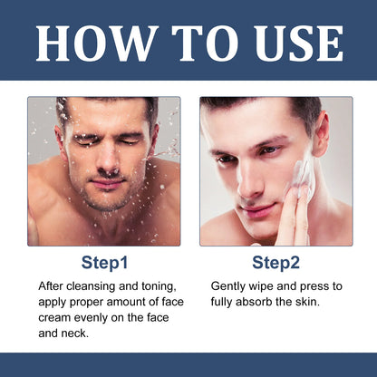 Men's 6-in-1 Face Cream | 50ml | Lightweight Daily Moisturizer | Non-Greasy Formula