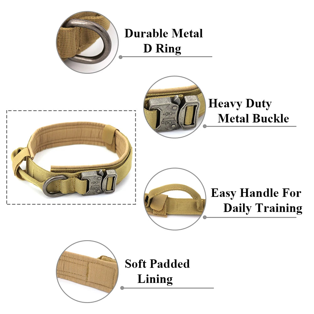 Take Control of Every Walk! Tactical Dog Collar & Leash Set