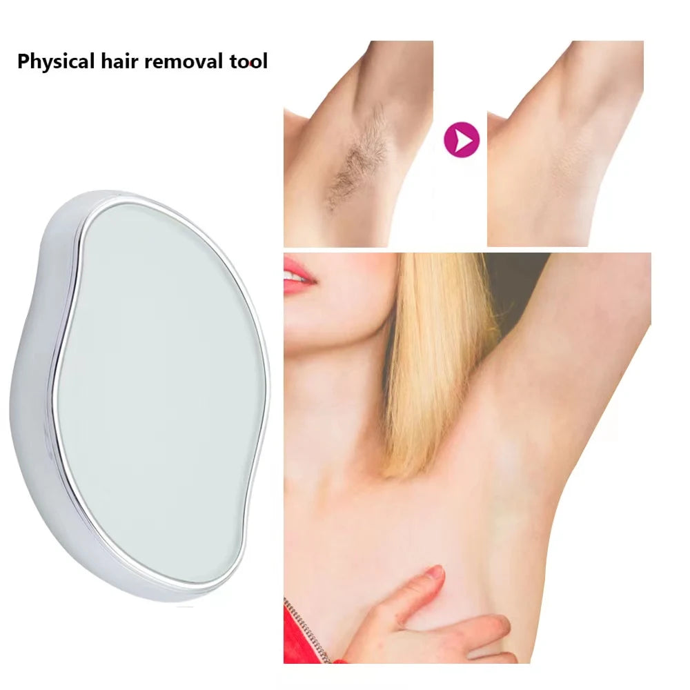 SilkGlow™ Crystal Hair Eraser – Reusable Body Care Tool