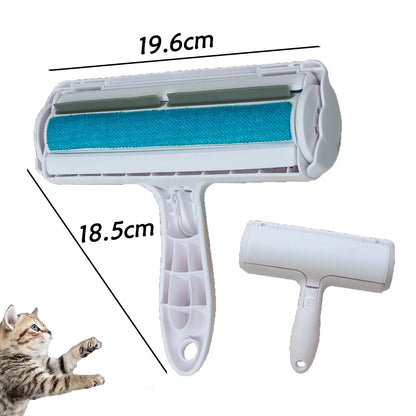 Pet Hair Removal Kit for Cats and Dogs, Reusable Self-Cleaning Lint Roller and Grooming Mitts for Furniture, Sofa, Carpet & Clothing