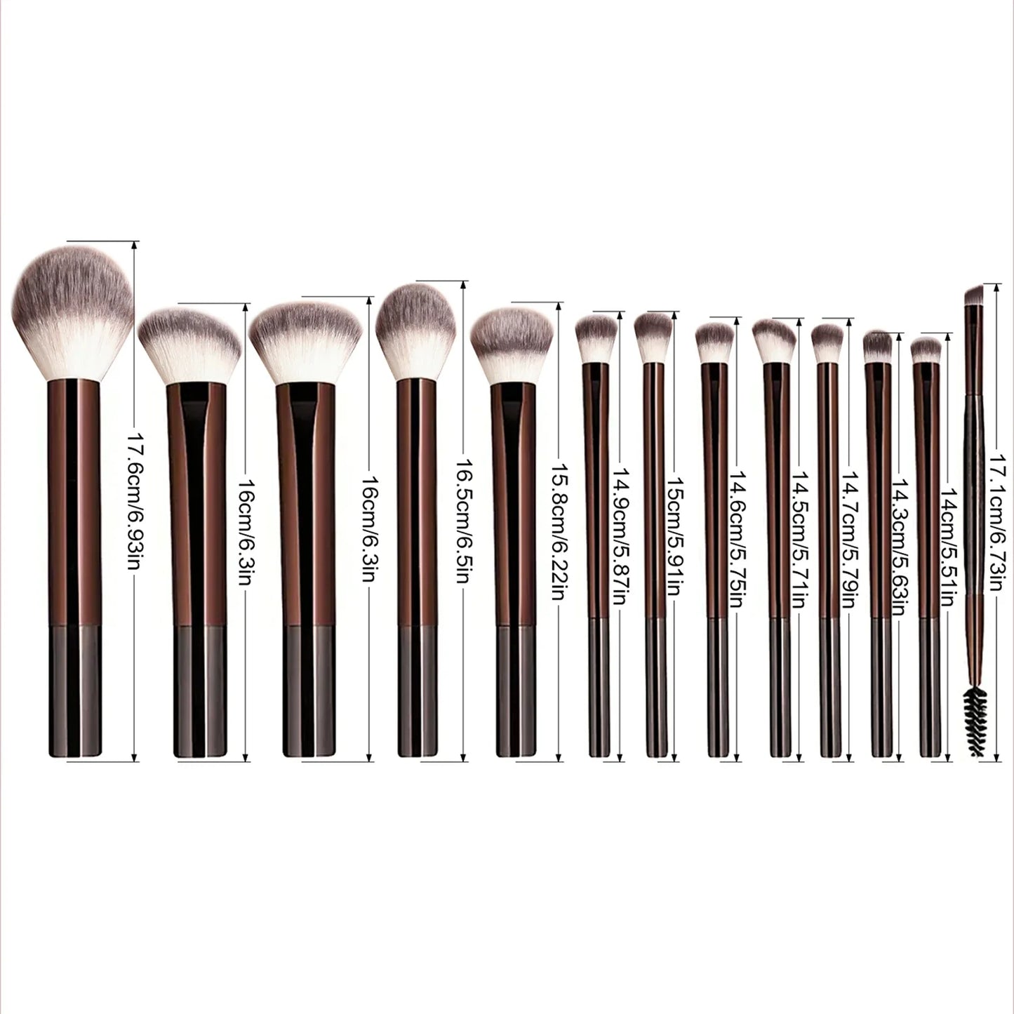 LuxeBlend™ 13-Piece Professional Makeup Brush Collection
