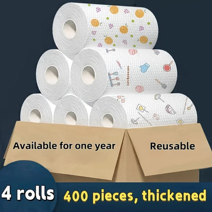 CleanEase™ Disposable Kitchen Cloth Roll – Multi-Purpose Cleaning Wipes