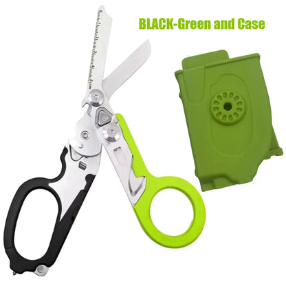 Tactical Medical Scissor Emergency Rescue Shear First Aid Kit Raptor Scissors Foldable Plier Outdoor Survival EDC Tool Gear