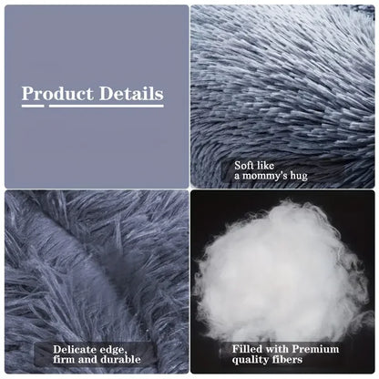 Round Plush Dog & Cat Bed – Washable Warm Pet Sofa for Small, Medium & Large Pets 🐾