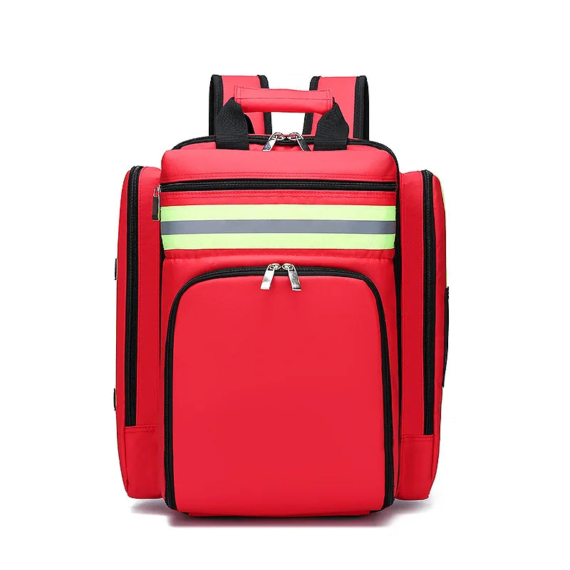 Disaster Relief Backpack Emergency First Aid Kit Bag, Large Capacity Survival Backpack with Classified Storage Organizer for Medical Supplies, Outdoor Rescue, Travel and Emergency Preparedness