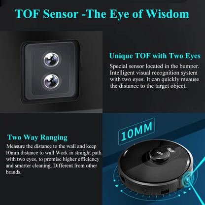 ABIR X8™ Smart Robot Vacuum – Advanced Laser Navigation Series