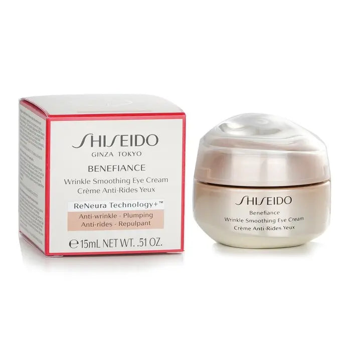 SHISEIDO Benefiance Wrinkle Smoothing Eye Cream – 15ml Luxury Eye Treatment