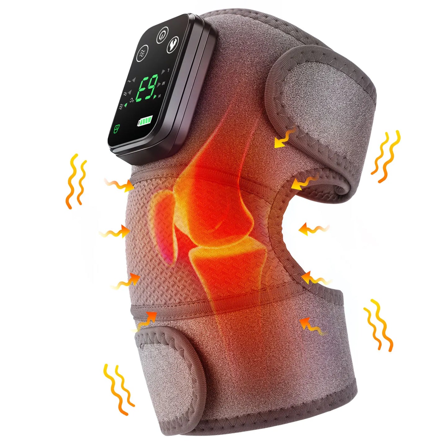 Electric Heated Massage Wrap | Warm Compress & Vibration | Knee, Shoulder & Neck Support