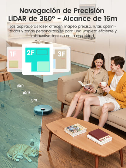 Lefant M3 Max Robot Vacuum & Mop | 20000Pa Suction | Dual Spinning Mop | Auto Mop Washing System
