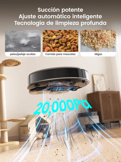 Lefant M3 Max Robot Vacuum & Mop | 20000Pa Suction | Dual Spinning Mop | Auto Mop Washing System