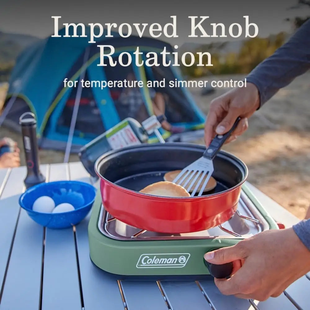 Portable 1-Burner Camping Stove | 8000 BTU Power | Matchless Ignition | Compact Outdoor Cooktop