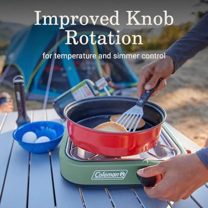 Portable 1-Burner Camping Stove | 8000 BTU Power | Matchless Ignition | Compact Outdoor Cooktop