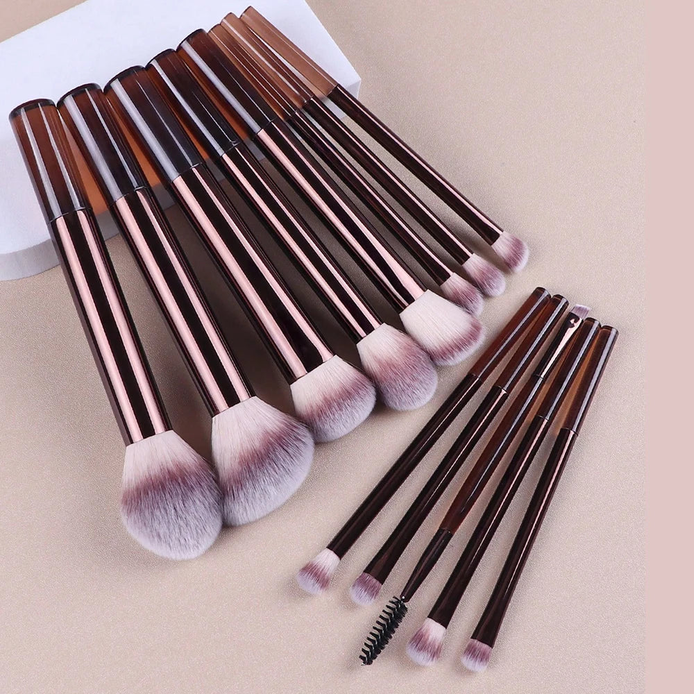 LuxeBlend™ 13-Piece Professional Makeup Brush Collection