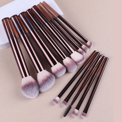 LuxeBlend™ 13-Piece Professional Makeup Brush Collection