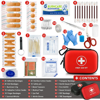 All-Purpose Emergency First Aid Kit | 26–330 Pieces | Tactical Medical Storage Bag