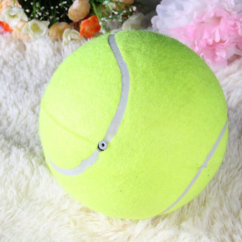 PawPlay™ Giant Tennis Ball – Interactive Outdoor Dog Toy