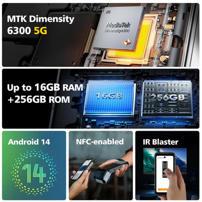 Ulefone Armor Mini 20 Pro 5G Rugged Smartphone | 4.7" Display | 64MP Night Camera | 6200mAh Battery | Android 14