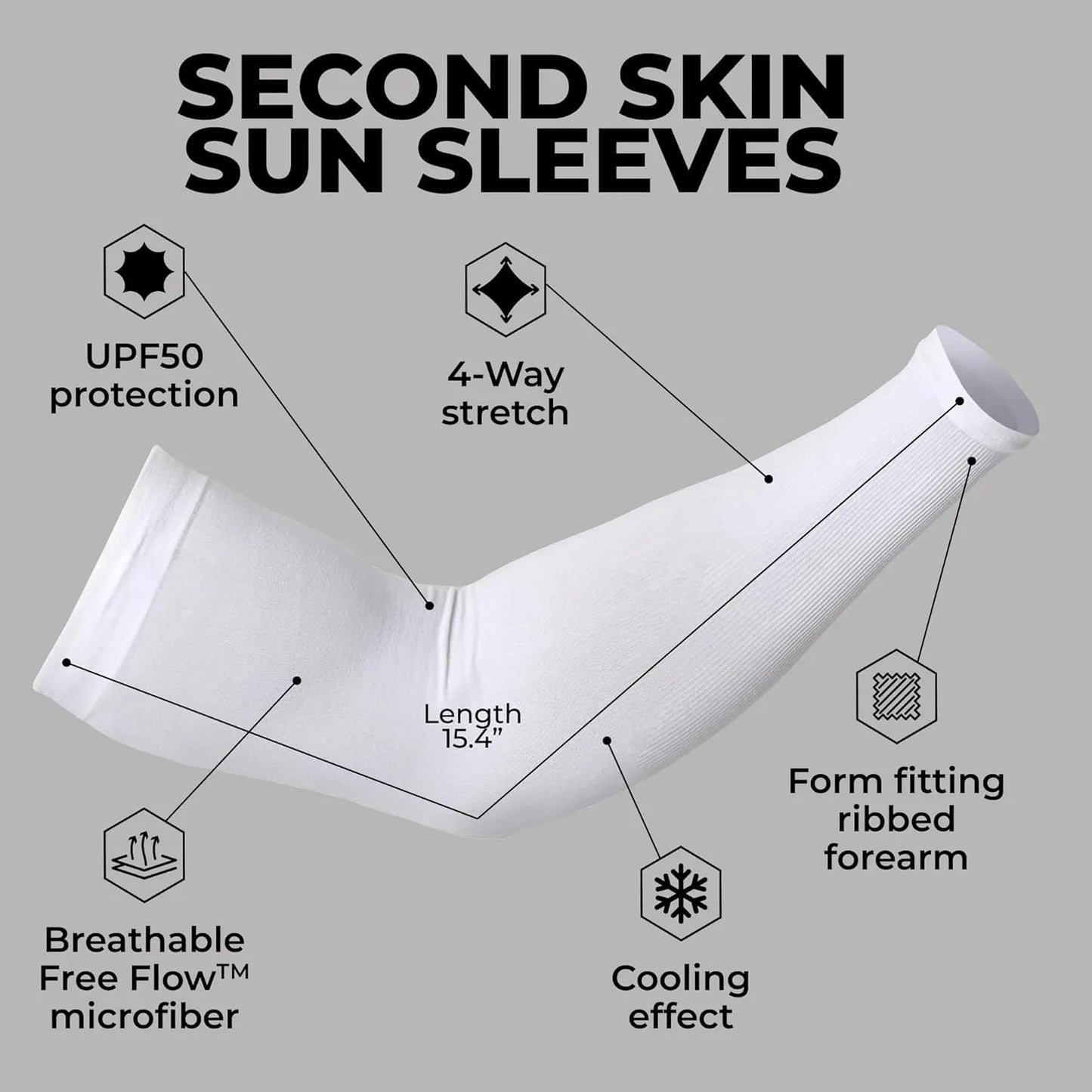 Ice Silk Sun Protection Arm Sleeves | UV Resistant Cooling Sleeves for Outdoor Comfort & Sports