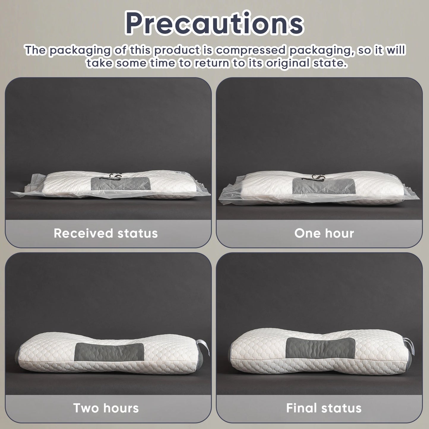 Ergonomic Contour Design • Adjustable Height • Premium Pillow Core • All-Season Comfort