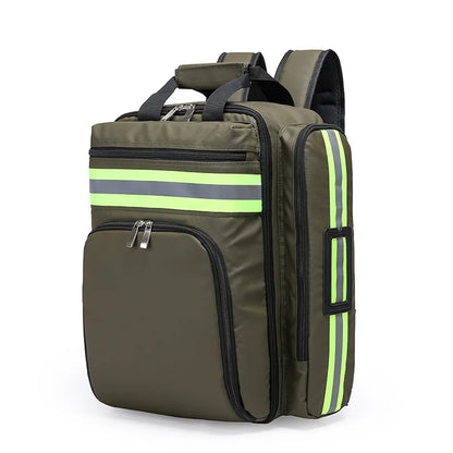 Disaster Relief Backpack Emergency First Aid Kit Bag, Large Capacity Survival Backpack with Classified Storage Organizer for Medical Supplies, Outdoor Rescue, Travel and Emergency Preparedness