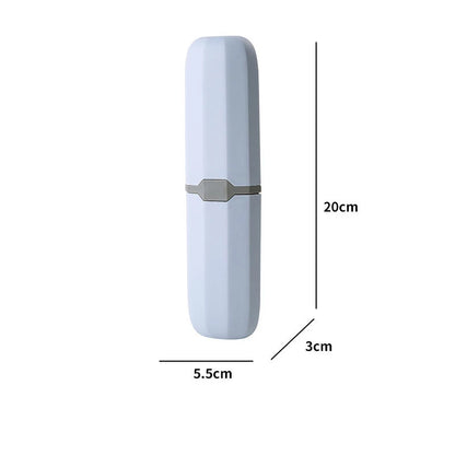 Portable Travel Toothbrush & Toothpaste Case | Hygienic Storage Box for Camping and Daily Use