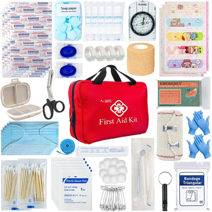 All-Purpose Emergency First Aid Kit | 26–330 Pieces | Tactical Medical Storage Bag