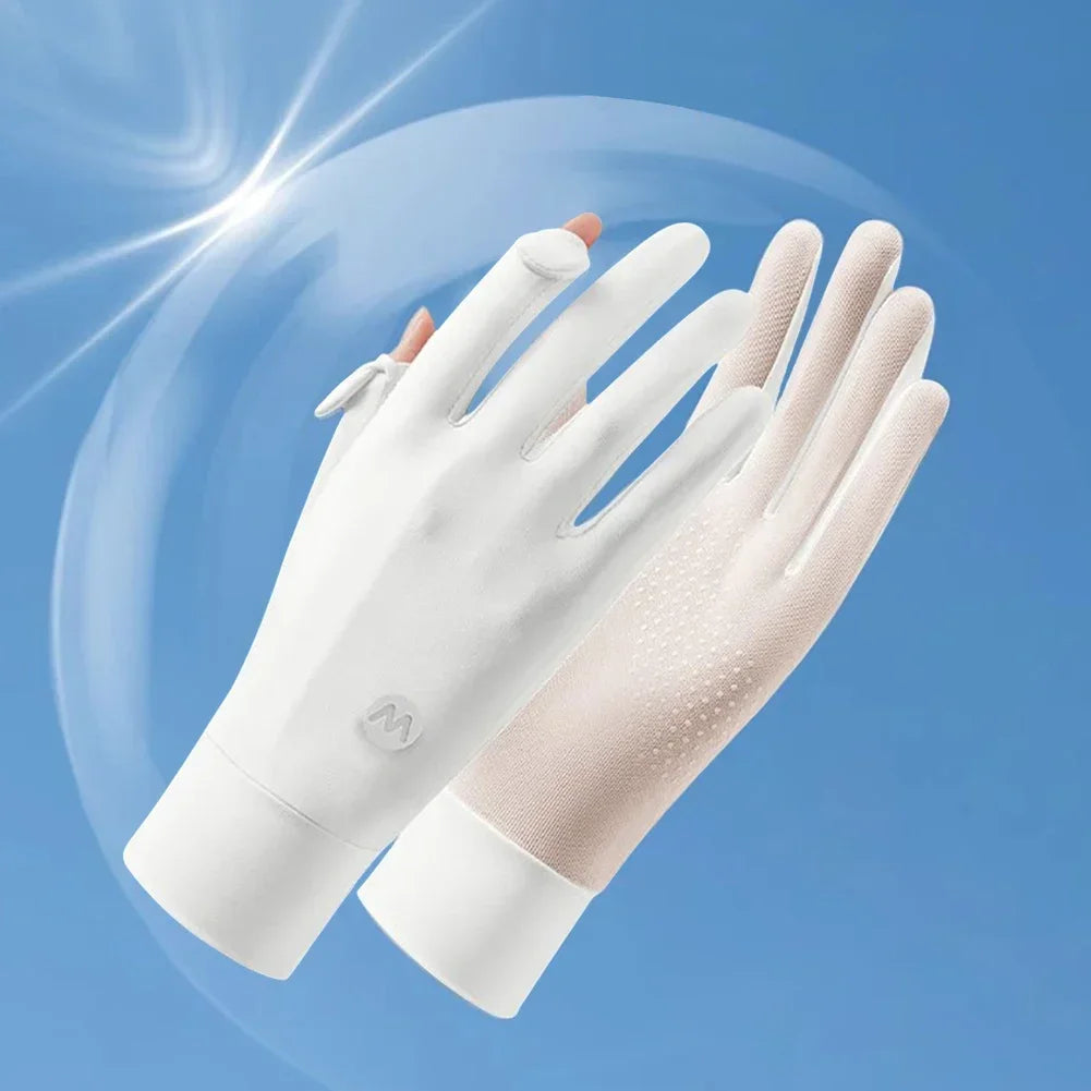 SunShield™ Women’s UV Protection Gloves – Cooling Outdoor Collection