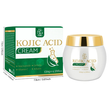 Kojic Acid Day & Night Face Cream | Vitamin E & Collagen | Lightweight Moisturizer for Dry & Sensitive Skin