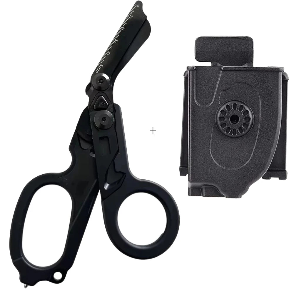 Tactical Medical Scissor Emergency Rescue Shear First Aid Kit Raptor Scissors Foldable Plier Outdoor Survival EDC Tool Gear