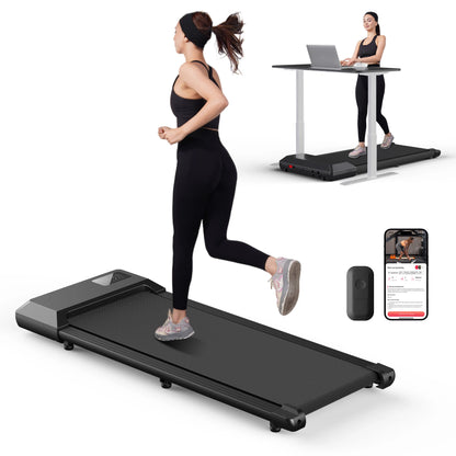 2-in-1 Folding Treadmill for Home Use, 2.5HP Walking and Running Machine with LCD Display, 300 lb Weight Capacity for Indoor Fitness and Exercise