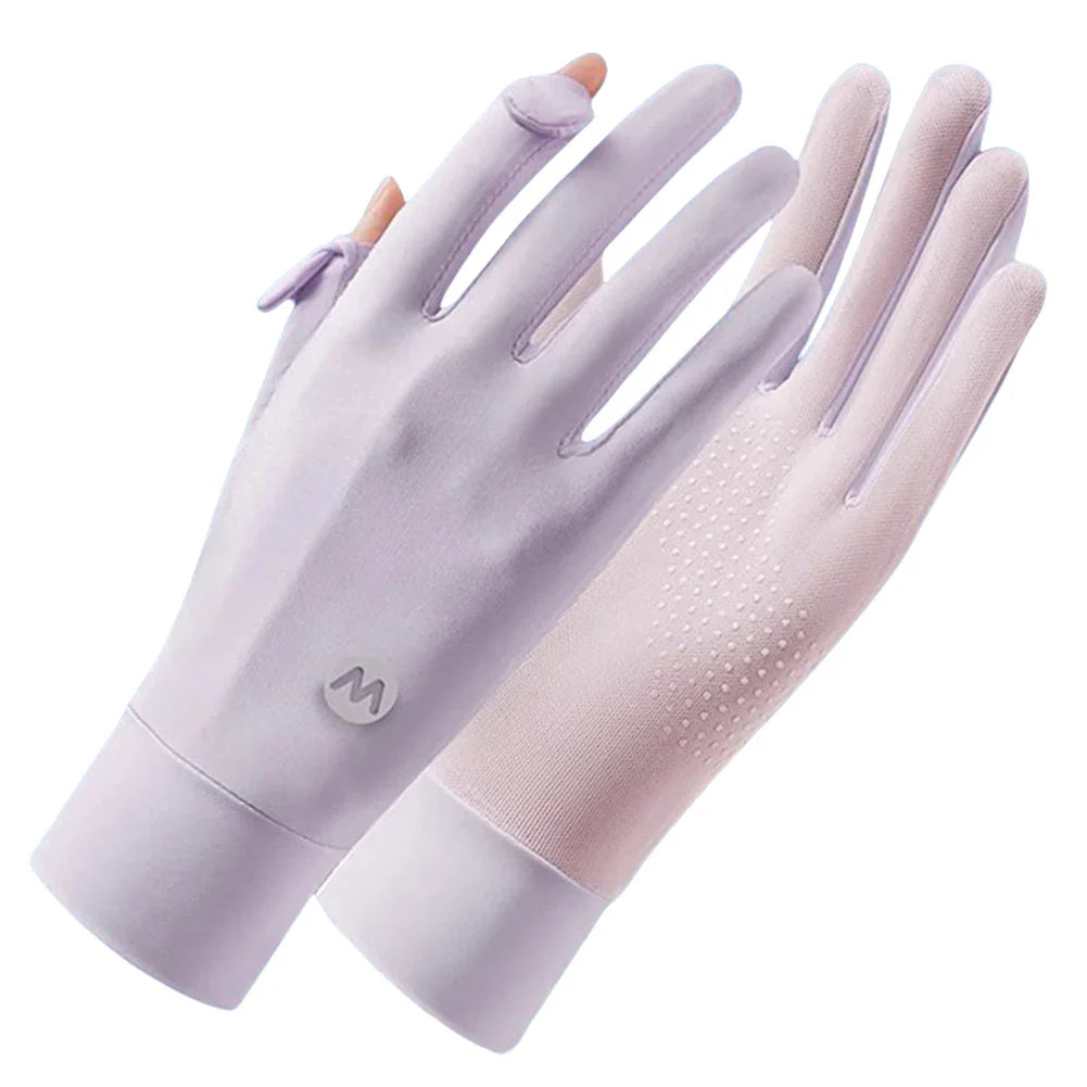 SunShield™ Women’s UV Protection Gloves – Cooling Outdoor Collection