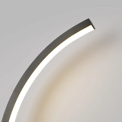 Modern C-Shaped LED Wall Sconce | Minimalist Wall Lamp for Living Room, Bedroom, Hallway & Office