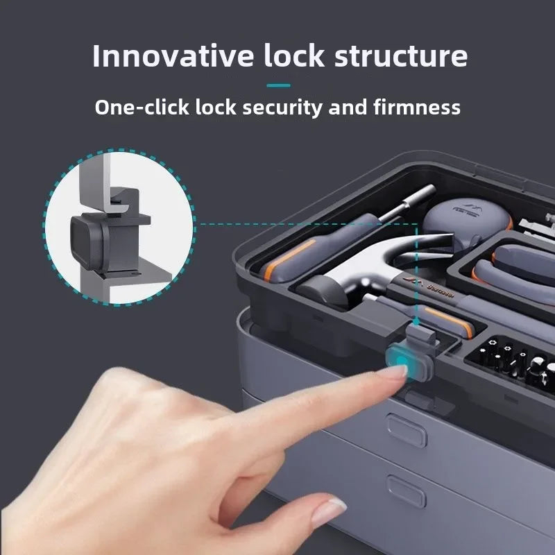 Portable Hand Tool Set | Multifunction Repair Kit | Durable Storage Case | Home & Professional Use