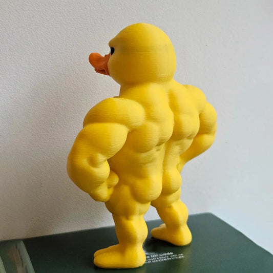 FlexDuck™ Decorative Muscle Duck Figurine – Fun & Unique Home Accent