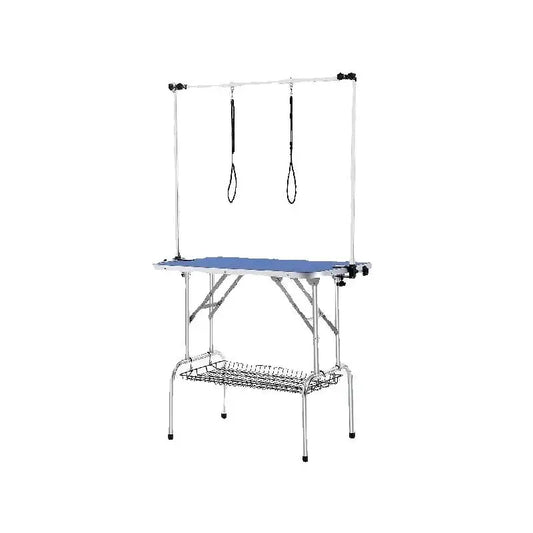 SucceBuy™ Professional Pet Grooming Station – Foldable Table with Dual Grooming Arms