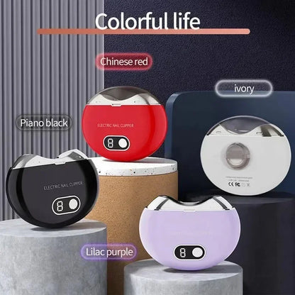 Rechargeable Electric Nail Trimmer | Mini Automatic Nail Clipper | Portable Nail Care Device for Home Use