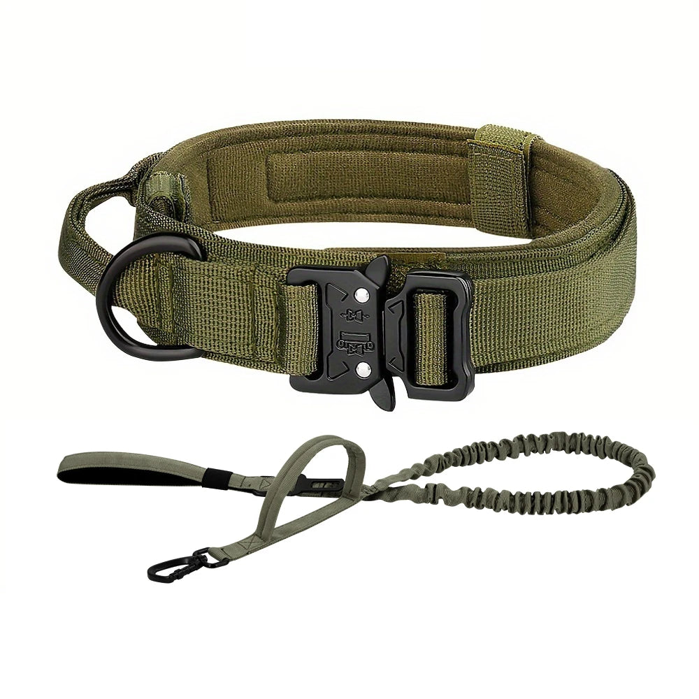 Take Control of Every Walk! Tactical Dog Collar & Leash Set