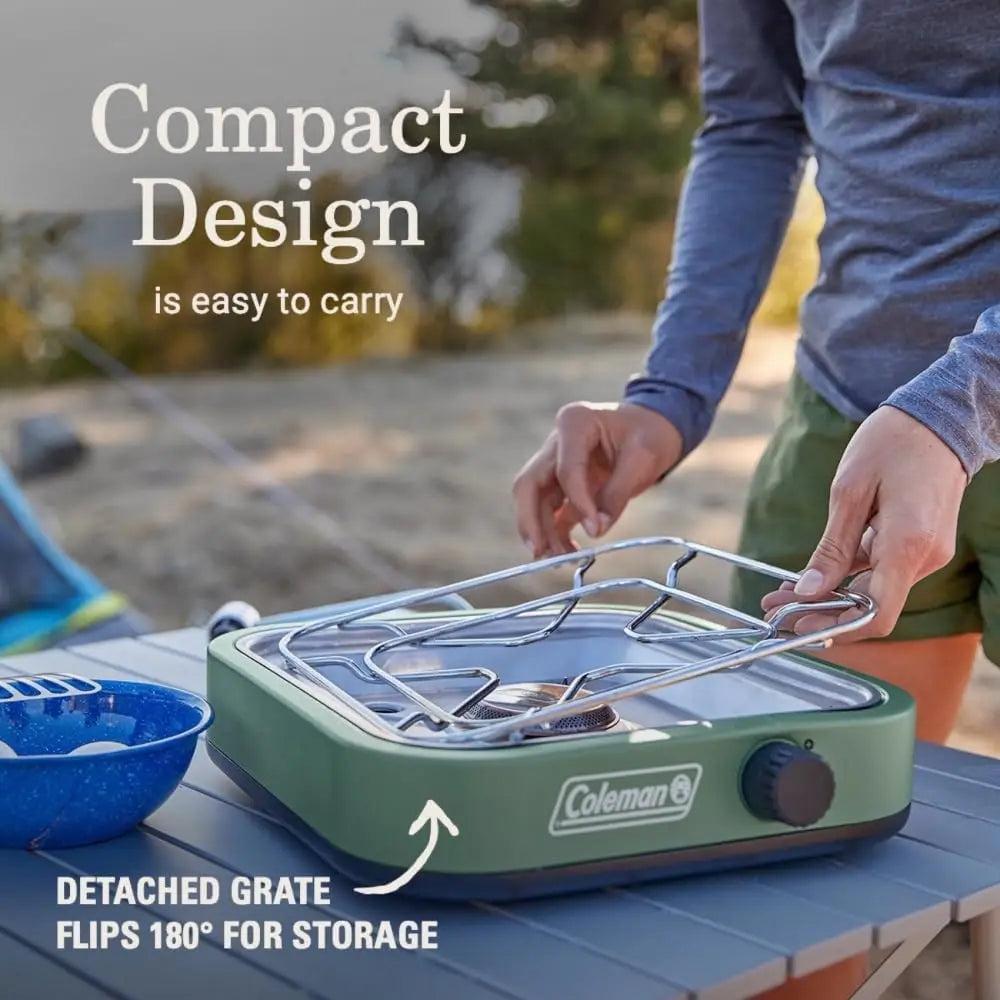 Portable 1-Burner Camping Stove | 8000 BTU Power | Matchless Ignition | Compact Outdoor Cooktop