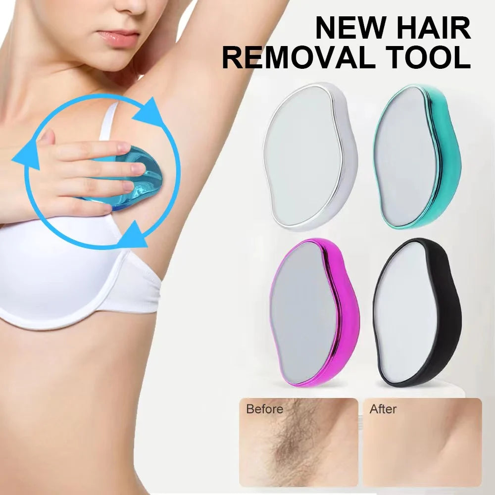SilkGlow™ Crystal Hair Eraser – Reusable Body Care Tool