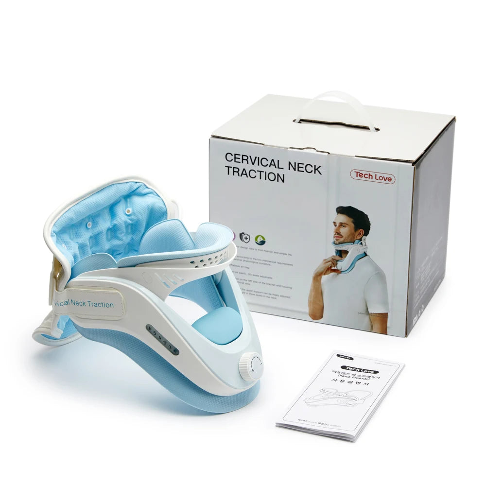 Adjustable Cervical Neck Traction Device | Neck Stretcher for Support & Gentle Stretching | Home Use