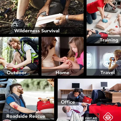 All-Purpose Emergency First Aid Kit | 26–330 Pieces | Tactical Medical Storage Bag