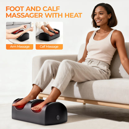 Shiatsu Full Body Massage Mat | Heat Function | 10 Vibrating Motors | Adjustable Intensity Massage Pad