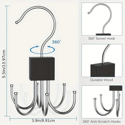 ClosetMaster™ 360° Rotating Belt & Accessory Organizer