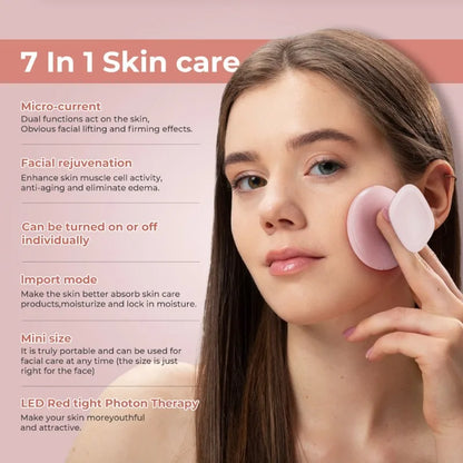 LumiGlow™ 7-Color LED Facial Care Device – Advanced Skincare Massager